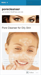 Mobile Screenshot of porecleanser.wordpress.com