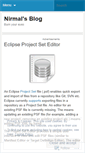 Mobile Screenshot of nirmalsasidharan.wordpress.com