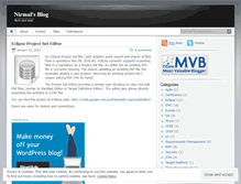 Tablet Screenshot of nirmalsasidharan.wordpress.com