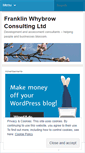 Mobile Screenshot of franklinwhybrow.wordpress.com