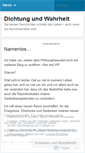 Mobile Screenshot of philosophenwald.wordpress.com