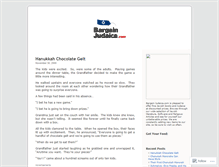 Tablet Screenshot of bargainjudaica.wordpress.com