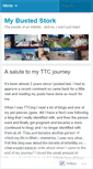 Mobile Screenshot of mybustedstork.wordpress.com