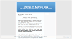 Desktop Screenshot of mhwomeninbusiness.wordpress.com