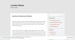 Desktop Screenshot of londonnewsblog.wordpress.com