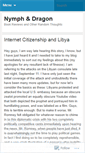 Mobile Screenshot of nymphanddragon.wordpress.com