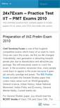 Mobile Screenshot of 24x7exam.wordpress.com