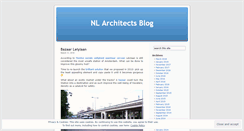 Desktop Screenshot of nlarchitects.wordpress.com