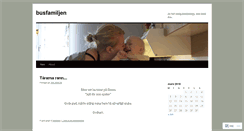 Desktop Screenshot of busfamiljen.wordpress.com