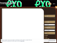 Tablet Screenshot of hwangchanyeon.wordpress.com