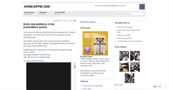 Desktop Screenshot of apme2009.wordpress.com