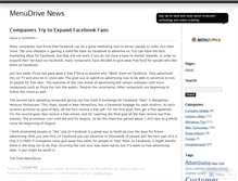 Tablet Screenshot of menudrive.wordpress.com