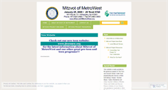 Desktop Screenshot of mitzvotofmetrowest.wordpress.com