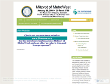 Tablet Screenshot of mitzvotofmetrowest.wordpress.com