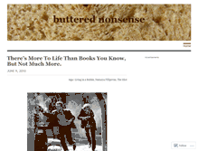 Tablet Screenshot of butterednonsense.wordpress.com