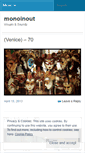 Mobile Screenshot of monoinout.wordpress.com