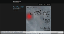Desktop Screenshot of pierrotproject.wordpress.com