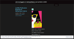 Desktop Screenshot of librimetropolitani.wordpress.com