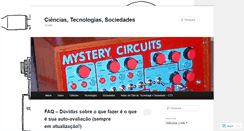 Desktop Screenshot of cienciastecnologiassociedades.wordpress.com