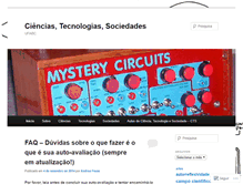 Tablet Screenshot of cienciastecnologiassociedades.wordpress.com
