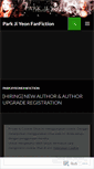 Mobile Screenshot of parkjiyeonfanfiction.wordpress.com