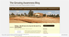 Desktop Screenshot of growingawarenessblog.wordpress.com