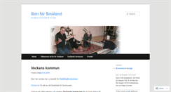 Desktop Screenshot of bonforsmaland.wordpress.com