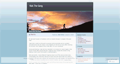 Desktop Screenshot of kickthegong.wordpress.com