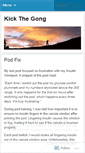 Mobile Screenshot of kickthegong.wordpress.com