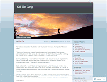 Tablet Screenshot of kickthegong.wordpress.com