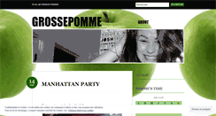 Desktop Screenshot of grossepomme.wordpress.com