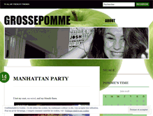 Tablet Screenshot of grossepomme.wordpress.com