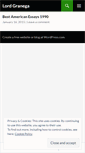 Mobile Screenshot of granega.wordpress.com