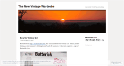 Desktop Screenshot of newvintage.wordpress.com