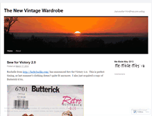 Tablet Screenshot of newvintage.wordpress.com