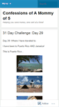 Mobile Screenshot of confessionsofamommyof5.wordpress.com