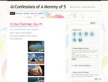 Tablet Screenshot of confessionsofamommyof5.wordpress.com