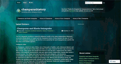 Desktop Screenshot of champaranhistory.wordpress.com