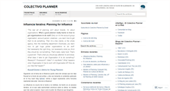 Desktop Screenshot of colectivoplanner.wordpress.com