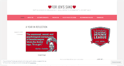 Desktop Screenshot of forjenssake.wordpress.com
