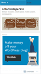 Mobile Screenshot of colantedeperete.wordpress.com