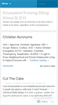 Mobile Screenshot of krusadon.wordpress.com
