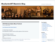 Tablet Screenshot of musikantenmtmaestra.wordpress.com