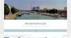 Desktop Screenshot of mondofrattolillo.wordpress.com