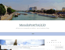 Tablet Screenshot of mondofrattolillo.wordpress.com