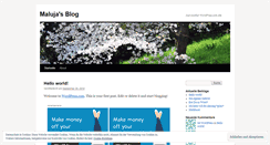 Desktop Screenshot of maluja.wordpress.com