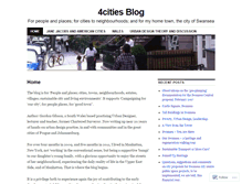 Tablet Screenshot of 4cities.wordpress.com