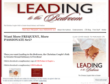 Tablet Screenshot of leadingtothebedroom.wordpress.com
