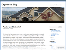 Tablet Screenshot of crgutters.wordpress.com