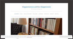 Desktop Screenshot of klappentexterin.wordpress.com